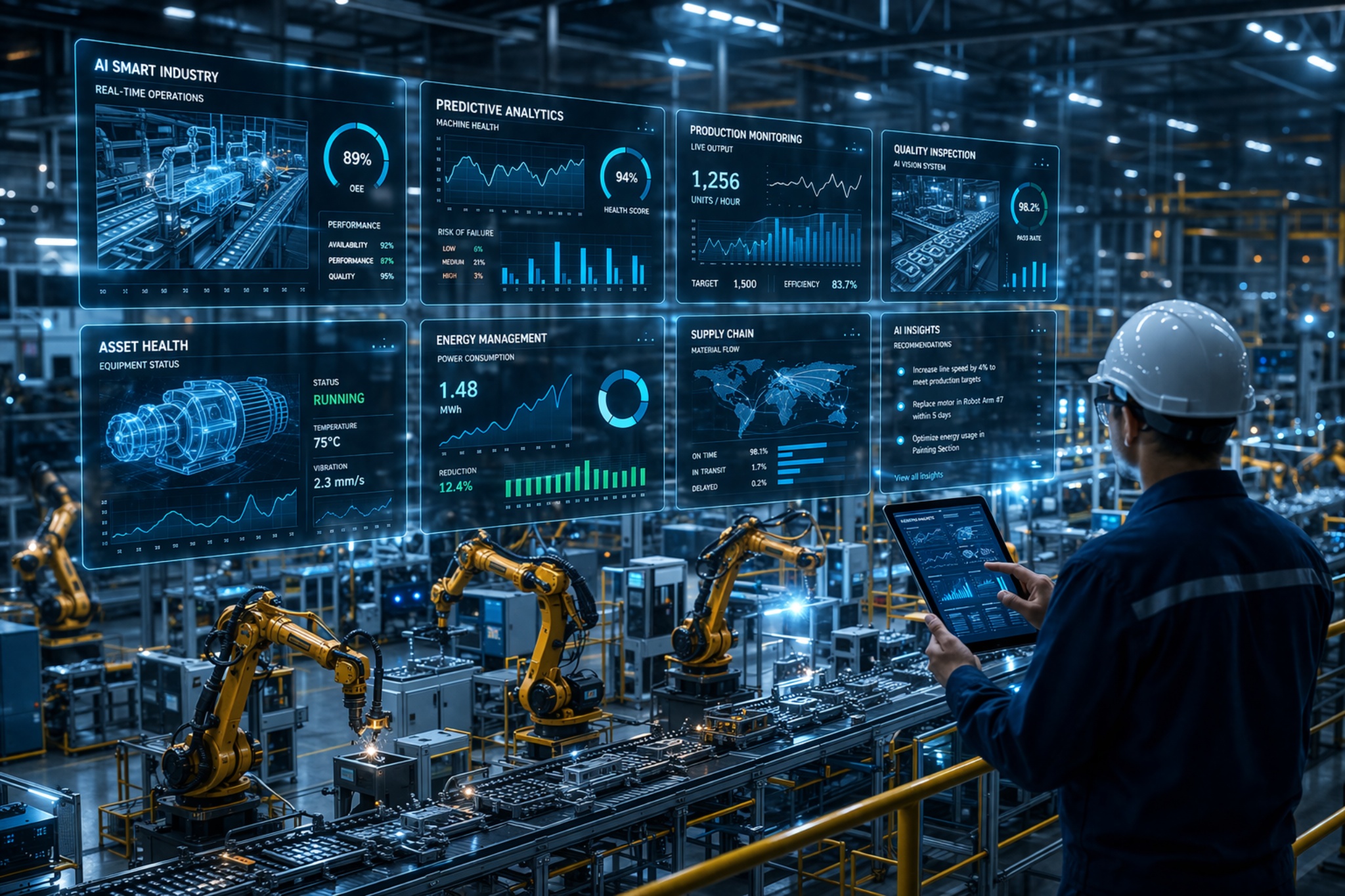 AI smart industry dashboards